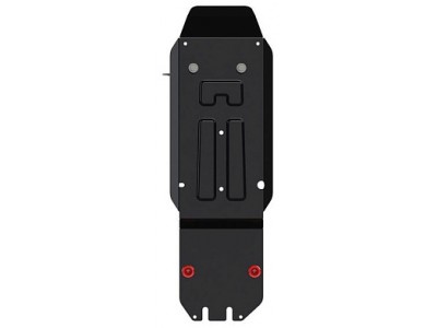 Усиленная защита редуктора (3 мм, сталь) для BMW X5 G05 2018-н.в. (V = 3.0d AT), BMW X6 2020-н.в. (V = 3.0d 249 л.с 4WD), BMW X7 G07 2019-н.в. (V = 3.0TDi AT 4WD) №03.4499