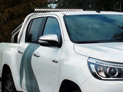 Защита кузова пикапа с фарой 75х42 мм для Toyota Hilux № TOYHILUX15-40