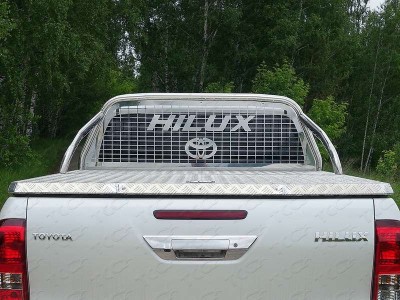 Защита кузова пикапа и заднего стекла 75х42 мм для Toyota Hilux № TOYHILUX15-41