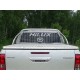 Защита кузова пикапа и заднего стекла 75х42 мм ТСС для Toyota Hilux 2015-2021