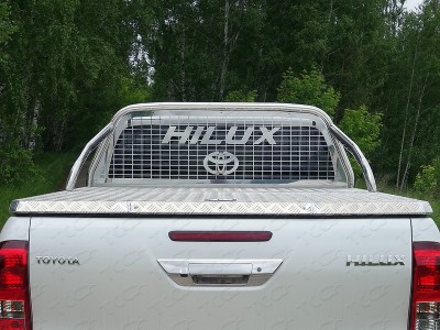 Защита кузова и заднего стекла для крышки 75х42 мм для Toyota Hilux № TOYHILUX15-54