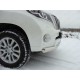 Защита передняя овальная 75х42 мм ТСС для Toyota Land Cruiser 150 2013-2017