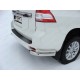 Защита задняя двойные уголки 76-42 мм ТСС для Toyota Land Cruiser 150 2013-2017
