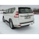 Защита задняя двойные уголки 76-42 мм ТСС для Toyota Land Cruiser 150 2013-2017