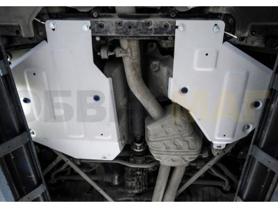 Защита топливного бака Rival для Audi Q7/Q8 2015-2021