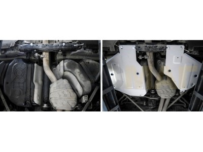 Защита топливного бака Rival для Audi Q7/Q8 2015-2021
