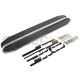 Пороги алюминиевые Rival Premium для Toyota RAV4 2019-2021