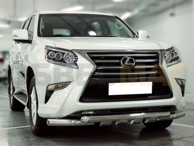 Защита переднего бампера Shark 76 мм для Lexus GX460 № GX13_1.3