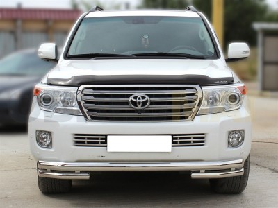 Защита передняя двойная 76-60 мм для Toyota Land Cruiser 200 № LCN2013 3.1.1