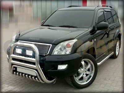 Кенгурин передний 76 мм с защитой картера для Toyota Land Cruiser Prado 120 № LCPR 3