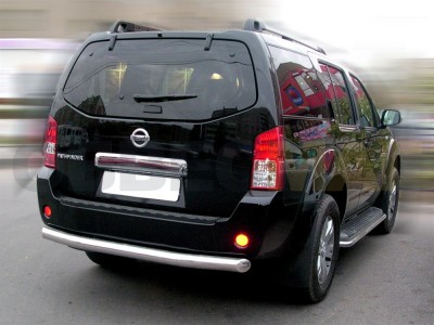 Защита заднего бампера 76 мм для Nissan Pathfinder № NP 3.1
