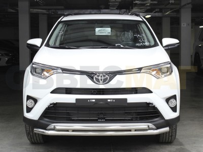 Защита передняя двойная 53-43 мм с двумя загибами для Toyota RAV-4 № TRN15_1.3