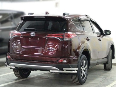 Защита задняя уголки двойные 53-43 мм для Toyota RAV-4 № TRN15_3.5