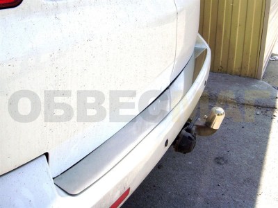 Накладка на задний бампер нержавеющая сталь для Volkswagen T5 № WLT5 6