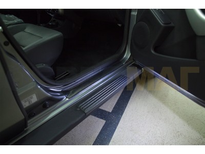 Накладки на пороги Русская Артель комплект для Nissan Terrano № NNTR-027202
