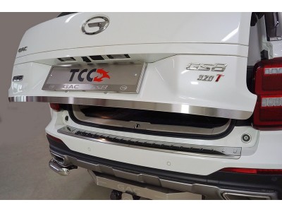 Накладка на заднюю дверь (лист шлифованный) для GAC GS8 2019-2021 GACGS821-01