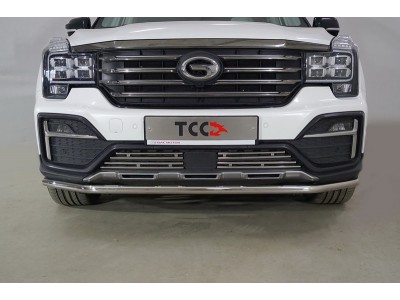 Защита передняя нижняя 42,4 мм для GAC GS8 2019-2021 GACGS821-05