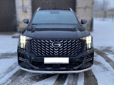 Защита переднего бампера с подгибами d-60 для GAC GS8 II Рестайлинг 2021 – н.в. GGS8_1.1