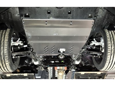 Защита картера и КПП (алюминий) 4мм для GAC GS8 II Рестайлинг 2021 – н.в. ZKTCC00667