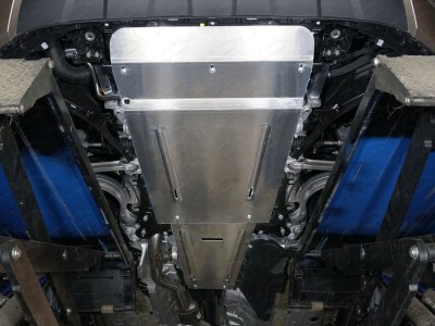 Защита картера ТСС алюминий 4 мм для Volkswagen Touareg № ZKTCC00145