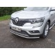 Защита переднего бампера 42 мм ТСС для Renault Koleos 2018-2021