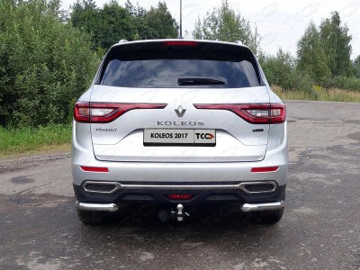 Защита задняя уголки 60 мм для Renault Koleos № RENKOL17-37