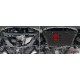Защита картера (сталь) + комплект крепежа для Haval M6 2023-н.в. (V - 1.5, робот, передний привод)
