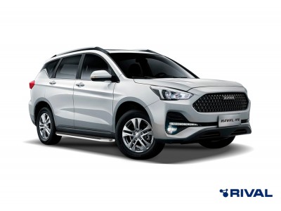 Порог-площадка "Premium" A180ALP + комплект крепежа, RIVAL для Haval M6, 2023-н.в.