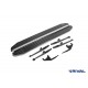 Порог-площадка "Premium-Black" A180ALB + комплект крепежа, RIVAL для Haval M6 2023-н.в.