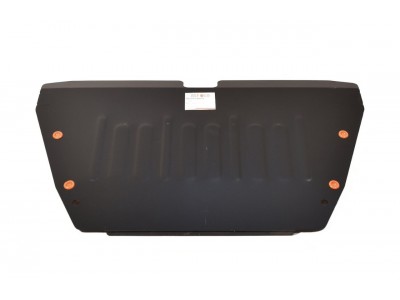 Защита картера двигателя и кпп ALFeco для Kia Carens 2006-2013, V-все (сталь 2 мм) №ALF1101st