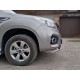 Защита переднего бампера d-60+43радиусная двойная Технотек для Haval H9 2017 – н.в.