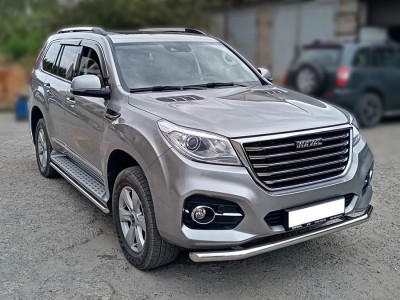 Пороги (обвод штатного порога) d-43 Технотек для Haval H9 2017 – н.в.