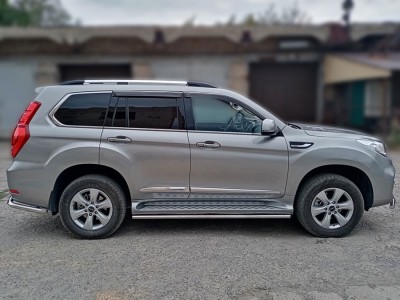 Пороги (обвод штатного порога) d-43 Технотек для Haval H9 2017 – н.в.