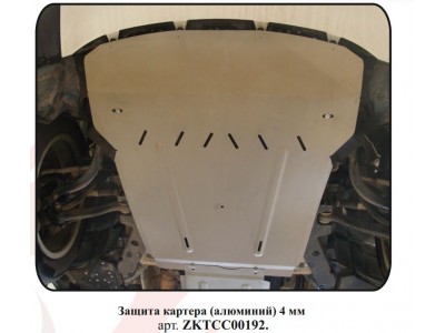 Защита картера ТСС алюминий 4 мм для BMW X5/X6 № ZKTCC00192