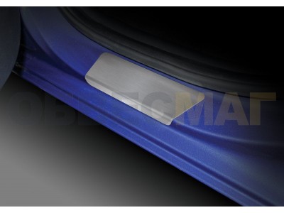 Накладки на пороги Rival, 4 шт для Hyundai Elantra 2019-2021