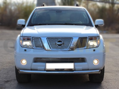 Защита переднего бампера 76 мм для Nissan Pathfinder № NP10 2.2