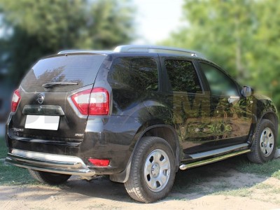 Защита штатного порога 60 мм для Nissan Terrano № NT14_2