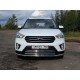 Решетка радиатора 12 мм ТСС для Hyundai Creta 2016-2021
