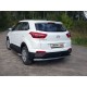 Пороги с площадкой нержавеющий лист 60 мм ТСС для Hyundai Creta 2016-2021