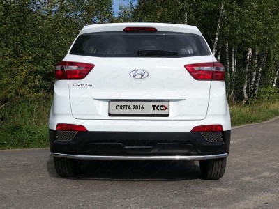 Защита заднего бампера 42 мм для Hyundai Creta № HYUNCRE16-32