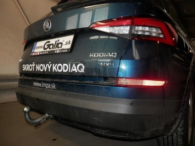 Фаркоп оцинкованный Galia шар C съемный для Skoda Kodiaq 2017-2021