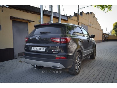 Фаркоп для Changan CS55 2017-н.в. съемное крепление шара под американский квадрат