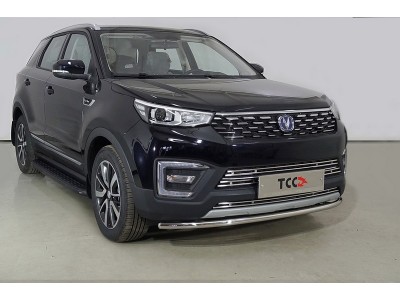 Защита передняя нижняя 42,4 мм для Changan CS55 2WD 1.5T 2017 – н.в. CHANCS5522-08