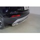 Защита задняя 60,3 мм ТСС для Changan CS55 2WD 1.5T 2017 – н.в.