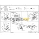 Фаркоп оцинкованный для для Volvo XC40 2017-н.в., Volvo C40 2021-н.в. Тип шара: AV (вертикальное быстросъемное крепление шара на ключе)