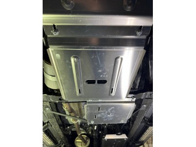 Защита КПП (алюминий) 4мм для JAC T6 2015-н.в., Sollers ST6 2023-н.в., ST8 2.0TD 2025-н.в. (дизель) 4WD МКПП №ZKTCC00547