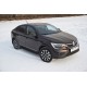 Защита порогов с алюм. площадкой d=51 мм ШАГРЕНЬ (ППК) для Renault Arkana 2019-2022