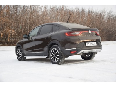 Защита порогов вогнутая d=51 мм ИСКРА (ППК) для Renault Arkana 2019-2022