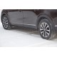 Защита порогов вогнутая d=51 мм ШАГРЕНЬ (ППК) для Renault Arkana 2019-2022