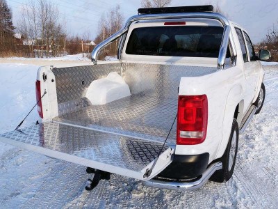 Защита кузова со светодиодной фарой 76 мм для Volkswagen Amarok № VWAMAR17-15